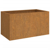 Vidaxl Planning Box 62x40x39 cm Corten stål