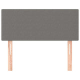 Vidaxl hoofdbord 80x5x78 88 cm stof donkergrijs