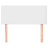 Vidaxl hoofdbord 80x5x78 88 cm kunstleer wit