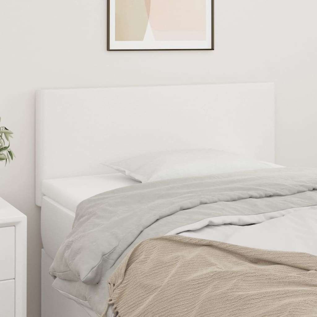 Vidaxl hoofdbord 80x5x78 88 cm kunstleer wit