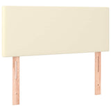 Vidaxl hoofdbord 80x5x78 88 cm kunstleer crèmekleurig