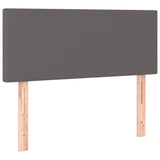 Vidaxl hoofdbord 80x5x78 88 cm kunstleer grijs