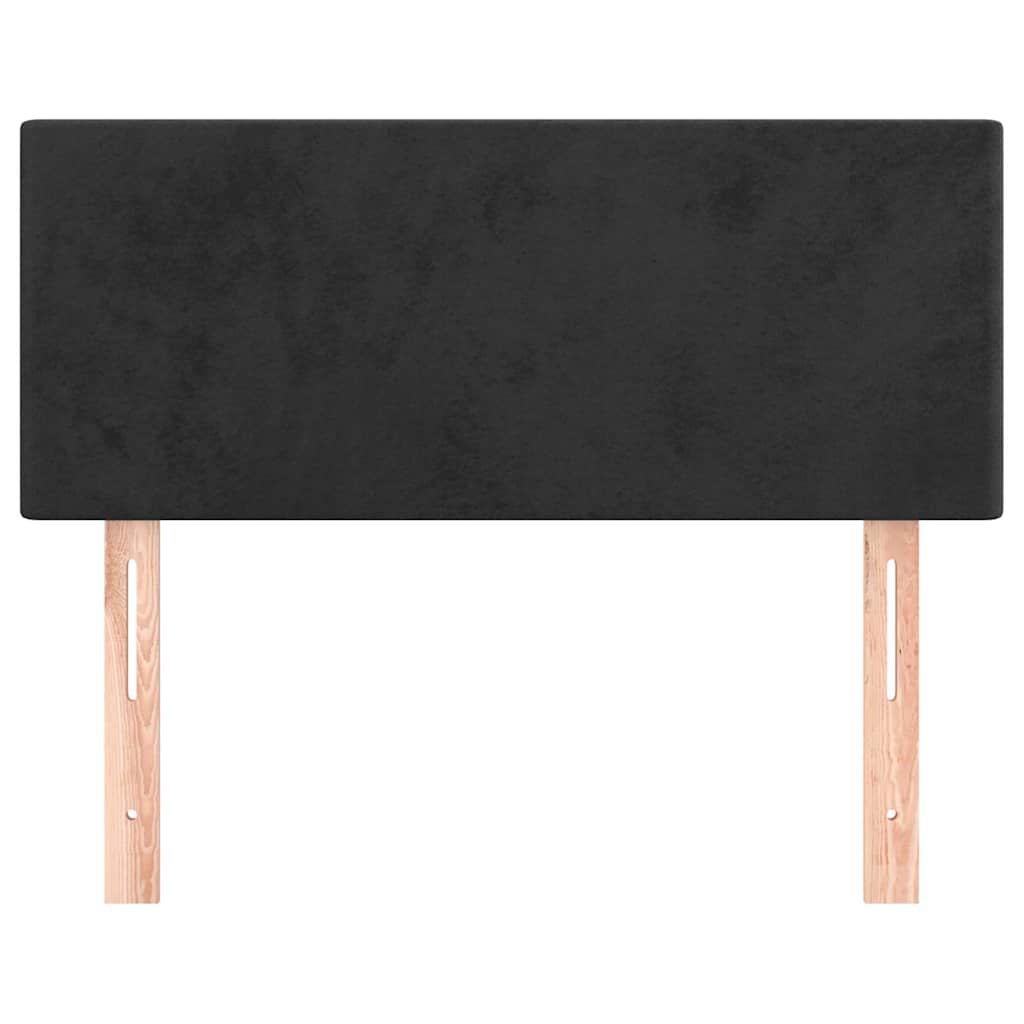 Vidaxl hoofdbord 80x5x78 88 cm fluweel zwart