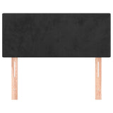 Vidaxl hoofdbord 80x5x78 88 cm fluweel zwart