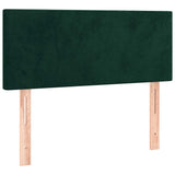 Vidaxl hoofdbord 80x5x78 88 cm fluweel donkergroen