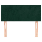 Vidaxl hoofdbord 80x5x78 88 cm fluweel donkergroen