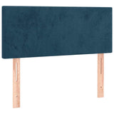 Vidaxl hoofdbord 80x5x78 88 cm fluweel donkerblauw