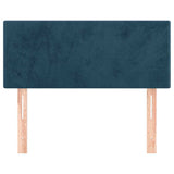 Vidaxl hoofdbord 80x5x78 88 cm fluweel donkerblauw