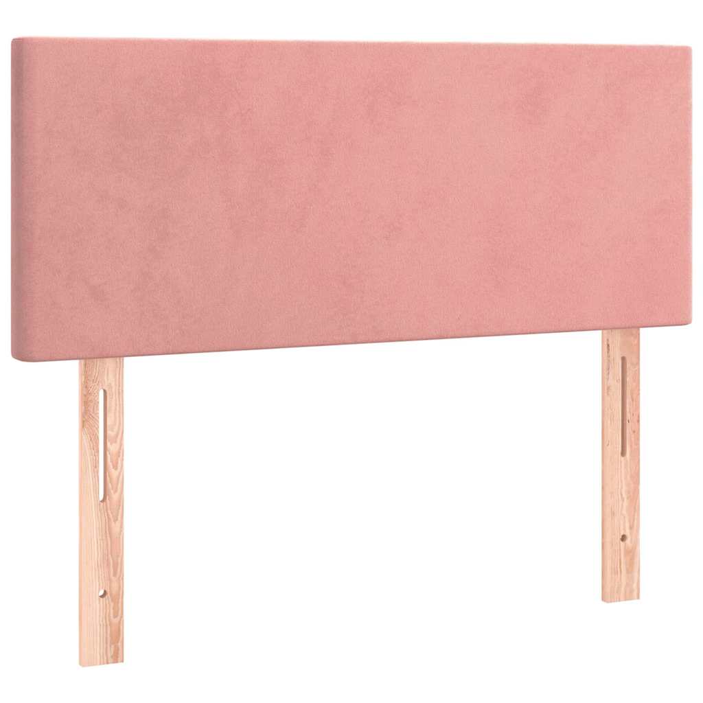 Vidaxl hoofdbord 80x5x78 88 cm fluweel roze