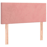 Vidaxl hoofdbord 80x5x78 88 cm fluweel roze