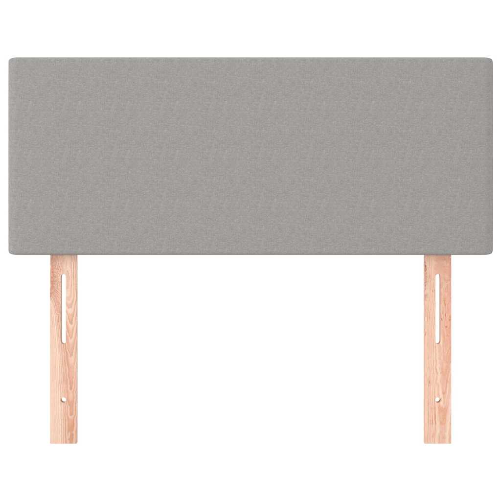 Vidaxl hoofdbord 90x5x78 88 cm stof lichtgrijs