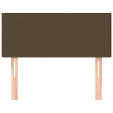 Vidaxl hoofdbord 90x5x78 88 cm stof donkerbruin