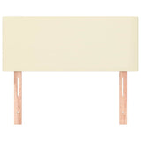Vidaxl hoofdbord 90x5x78 88 cm kunstleer crèmekleurig