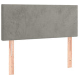 Vidaxl hoofdbord 90x5x78 88 cm fluweel lichtgrijs