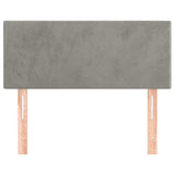 Vidaxl hoofdbord 90x5x78 88 cm fluweel lichtgrijs