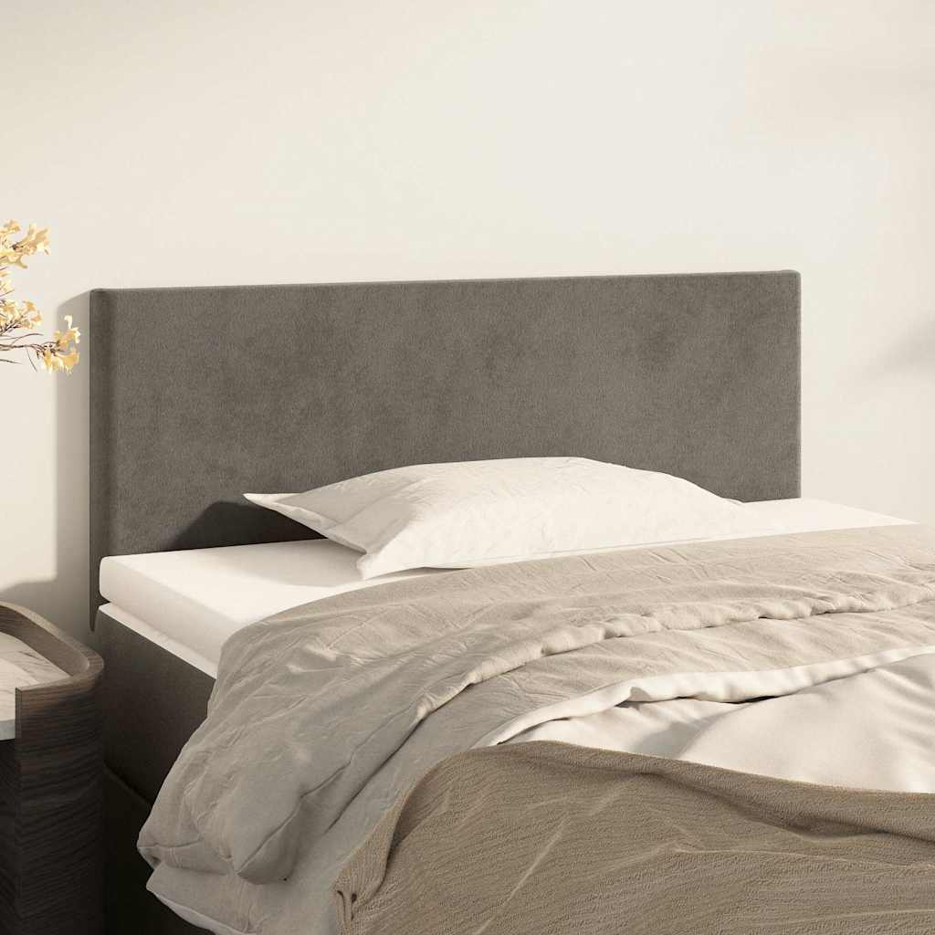 Vidaxl hoofdbord 90x5x78 88 cm fluweel donkergrijs