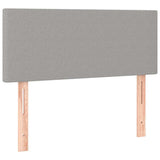 Vidaxl hoofdbord 100 x 5 x 78 88 cm stof lichtgrijs