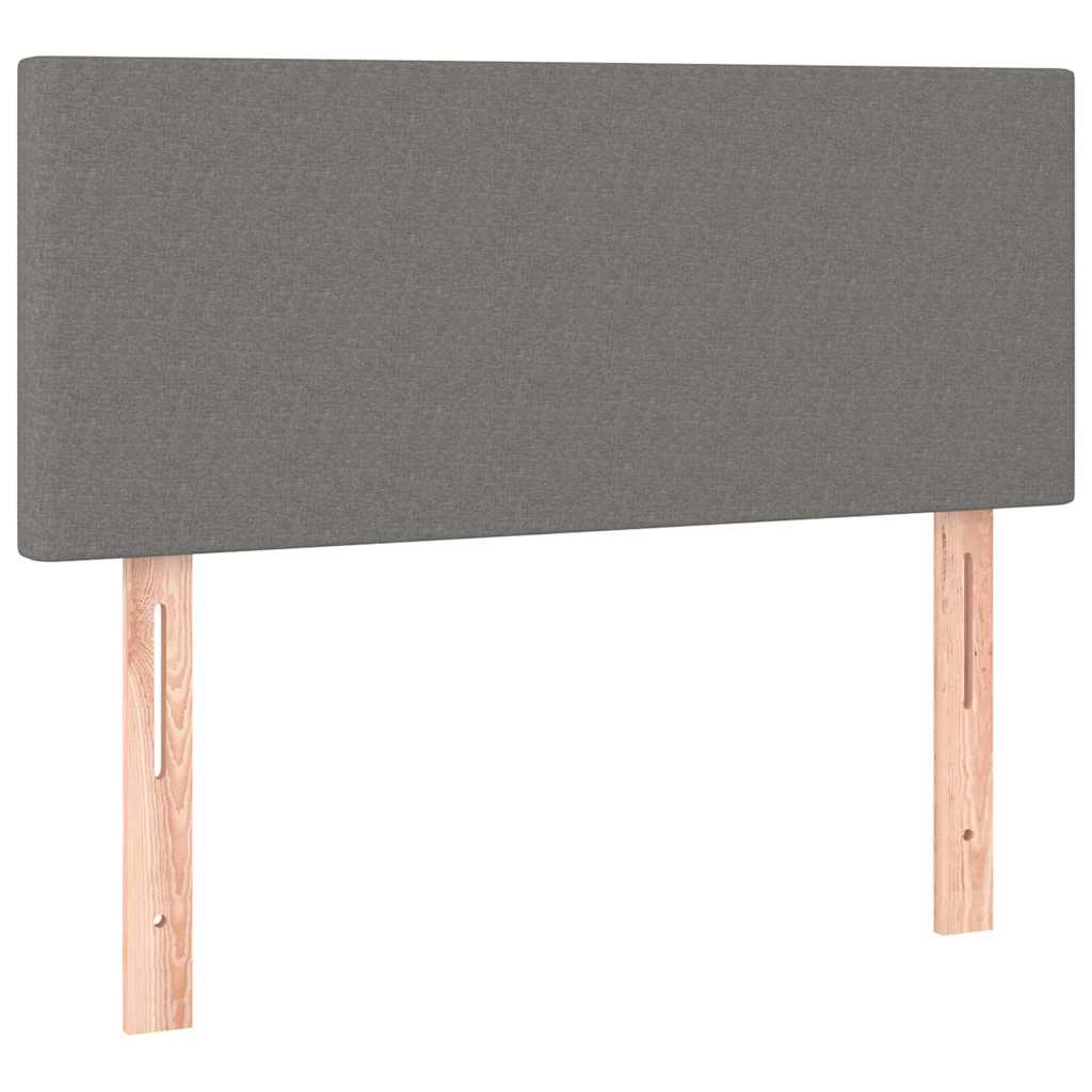 Vidaxl hoofdbord 100x5x78 88 cm stof donkergrijs