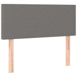 Vidaxl hoofdbord 100x5x78 88 cm stof donkergrijs