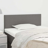 Vidaxl hoofdbord 100x5x78 88 cm stof donkergrijs