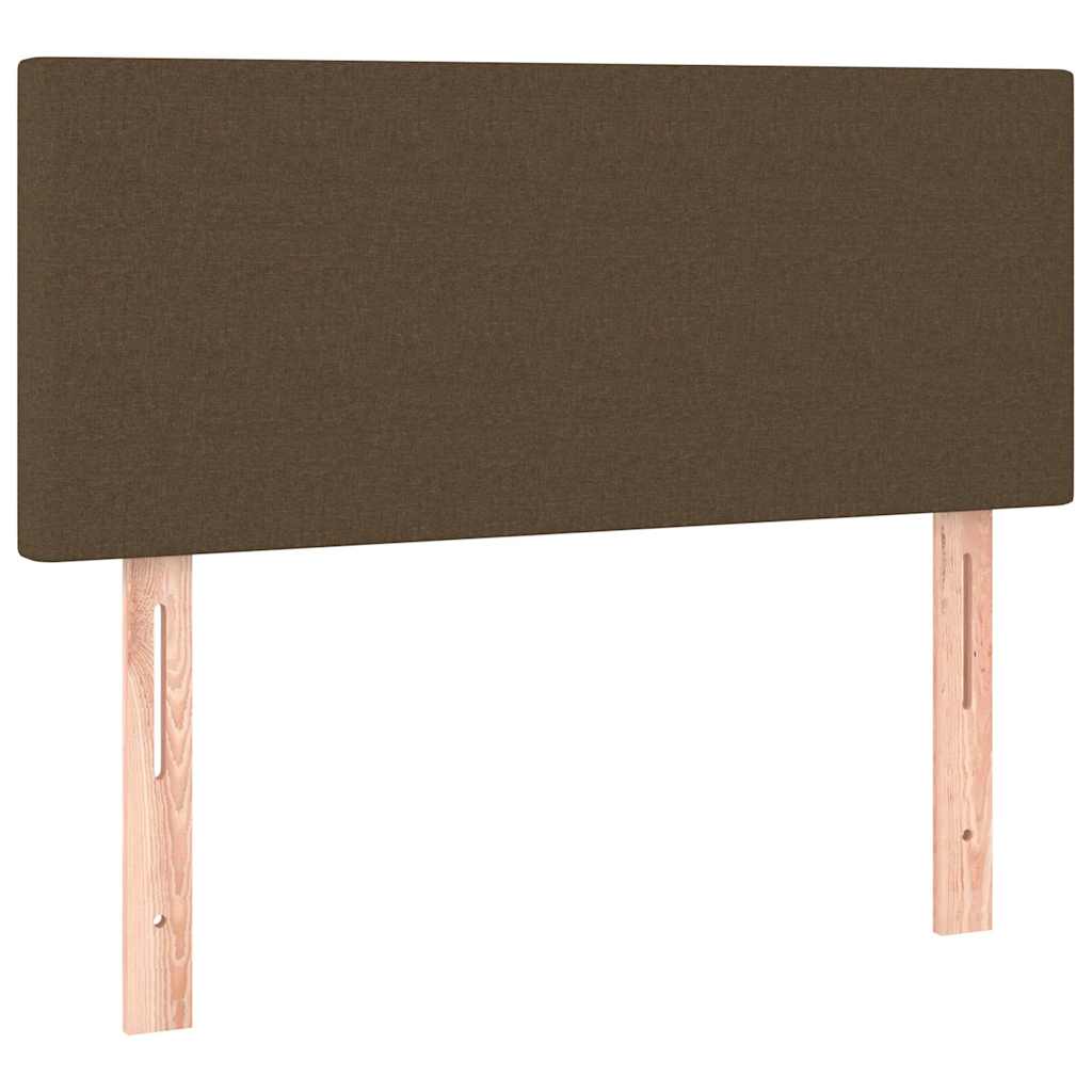 Vidaxl hoofdbord 100x5x78 88 cm stof donkerbruin