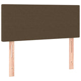Vidaxl hoofdbord 100x5x78 88 cm stof donkerbruin