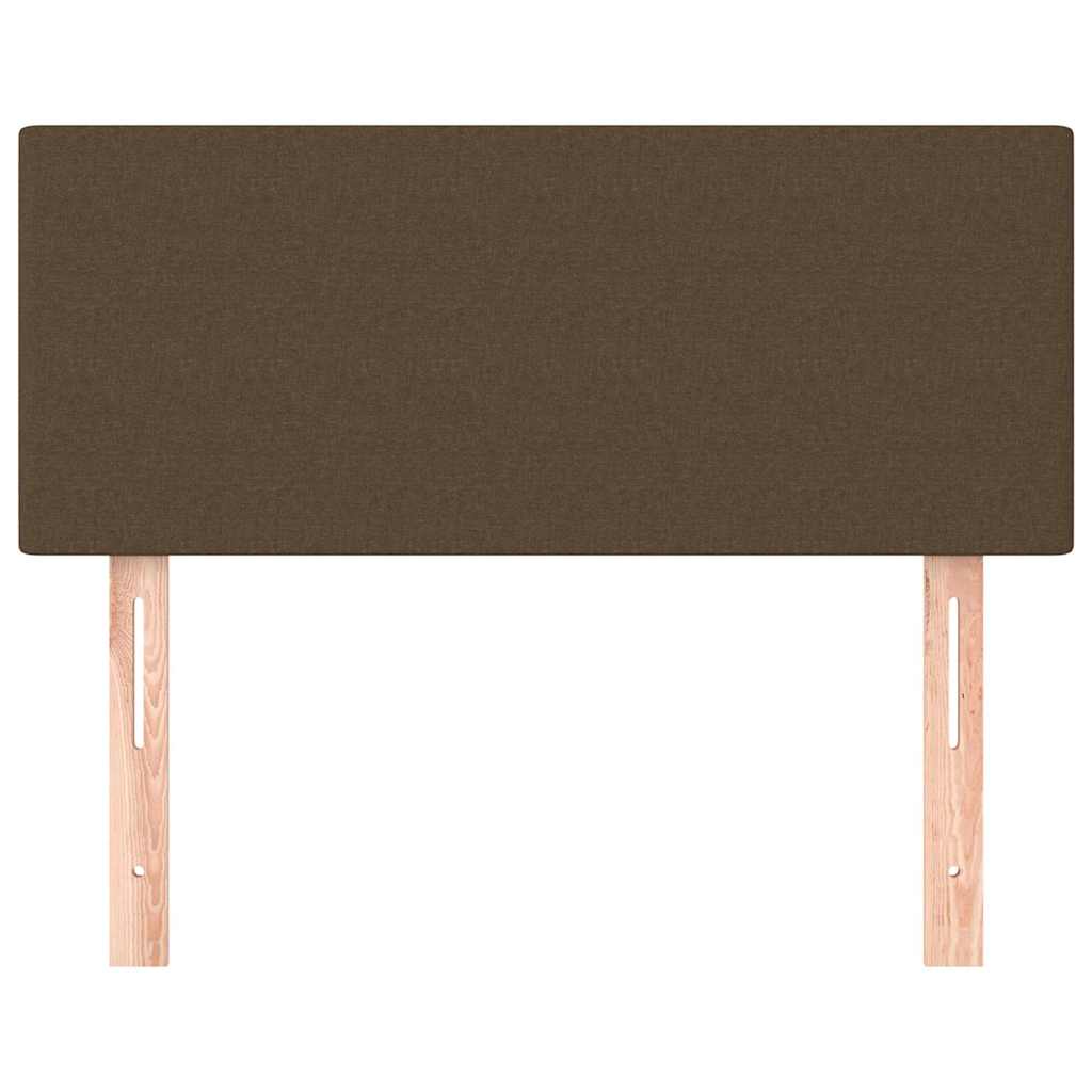 Vidaxl hoofdbord 100x5x78 88 cm stof donkerbruin