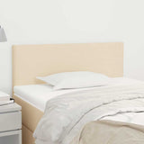 Vidaxl hoofdbord 100x5x78 88 cm stof crèmekleurig