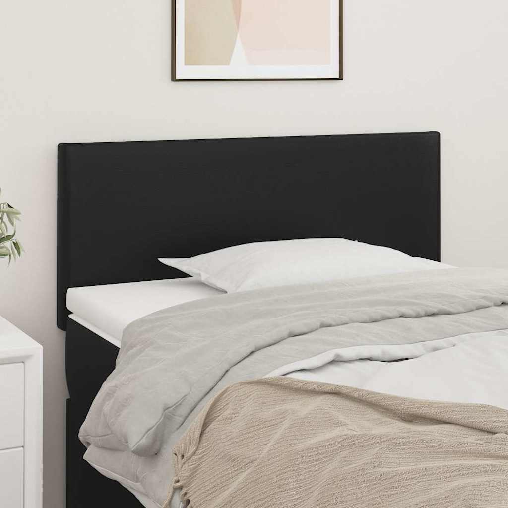 Vidaxl hoofdbord 100x5x78 88 cm kunstleer zwart