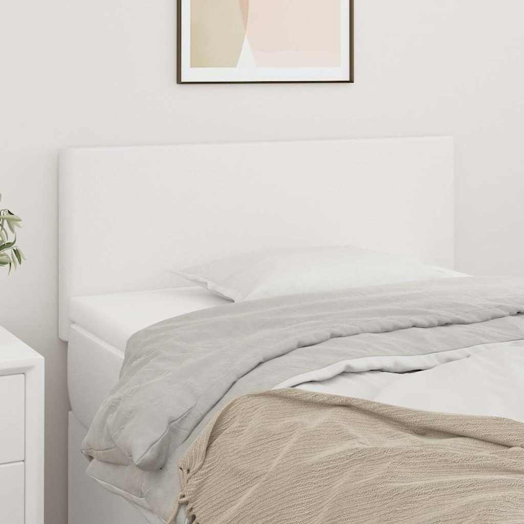 Vidaxl hoofdbord 100x5x78 88 cm kunstleer wit