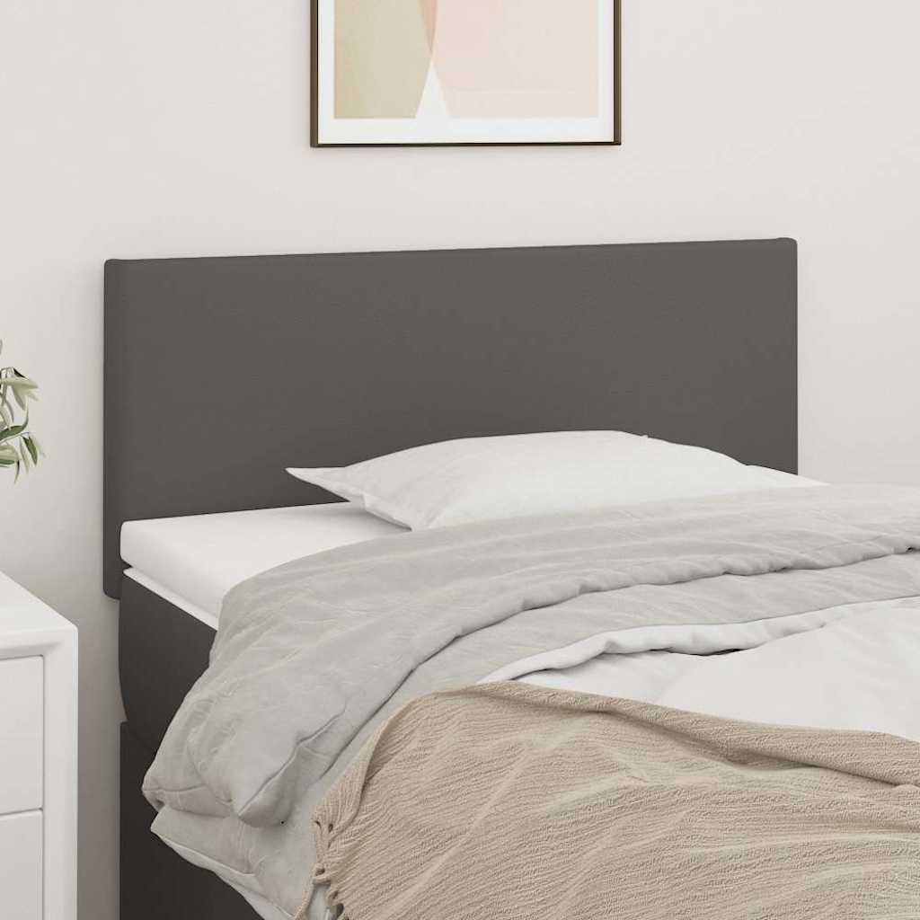 Vidaxl hoofdbord 100x5x78 88 cm kunstleer grijs