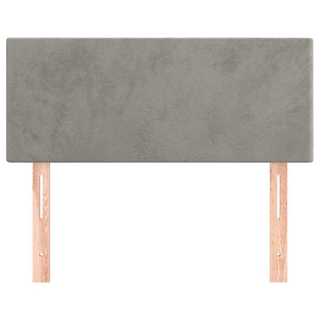 Vidaxl hoofdbord 100x5x78 88 cm fluweel lichtgrijs