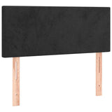 Vidaxl hoofdbord 100x5x78 88 cm fluweel zwart