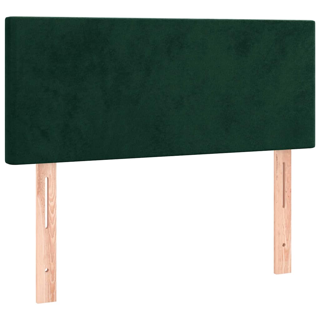 Vidaxl hoofdbord 100x5x78 88 cm fluweel donkergroen
