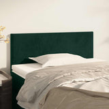 Vidaxl hoofdbord 100x5x78 88 cm fluweel donkergroen