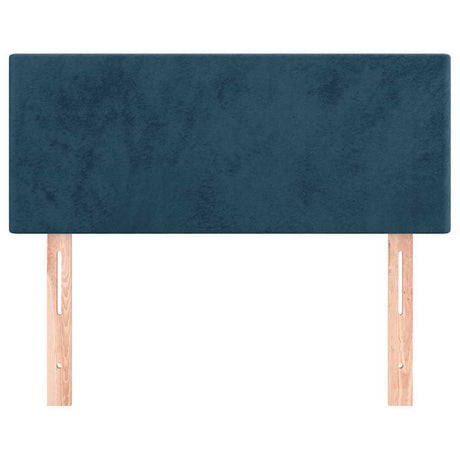 Vidaxl hoofdbord 100x5x78 88 cm fluweel donkerblauw