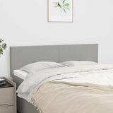Vidaxl hoofdborden 2 st 72x5x78 88 cm stof lichtgrijs