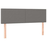 Vidaxl hoofdborden 2 st 72x5x78 88 cm stof donkergrijs