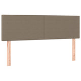 Vidaxl hoofdborden 2 st 72x5x78 88 cm stof taupe