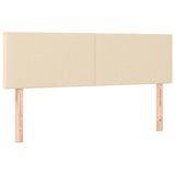 Vidaxl hoofdborden 2 st 72x5x78 88 cm stof crèmekleurig