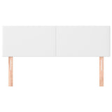 Vidaxl hoofdborden 2 st 72x5x78 88 cm kunstleer wit