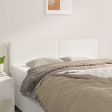 Vidaxl hoofdborden 2 st 72x5x78 88 cm kunstleer wit