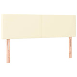 Vidaxl hoofdborden 2 st 72x5x78 88 cm kunstleer crèmekleurig