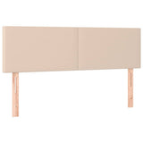Vidaxl hoofdborden 2 st 72x5x78 88 cm kunstleer cappuccinokleurig