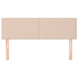 Vidaxl hoofdborden 2 st 72x5x78 88 cm kunstleer cappuccinokleurig