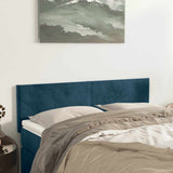 Vidaxl hoofdborden 2 st 72x5x78 88 cm fluweel donkerblauw