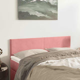 Vidaxl hoofdborden 2 st 72x5x78 88 cm fluweel roze