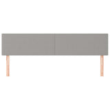 Vidaxl hoofdborden 2 st 80x5x78 88 cm stof lichtgrijs