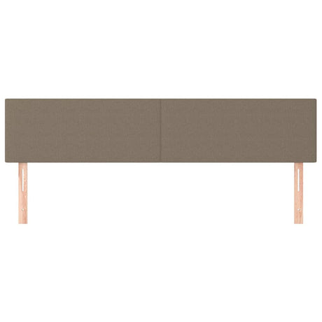 Vidaxl hoofdborden 160x5x78 88 cm stof taupe