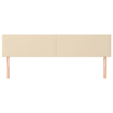 Vidaxl hoofdborden 2 st 80x5x78 88 cm stof crèmekleurig